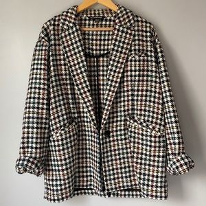 Zara Oversized Multicolor Blazer